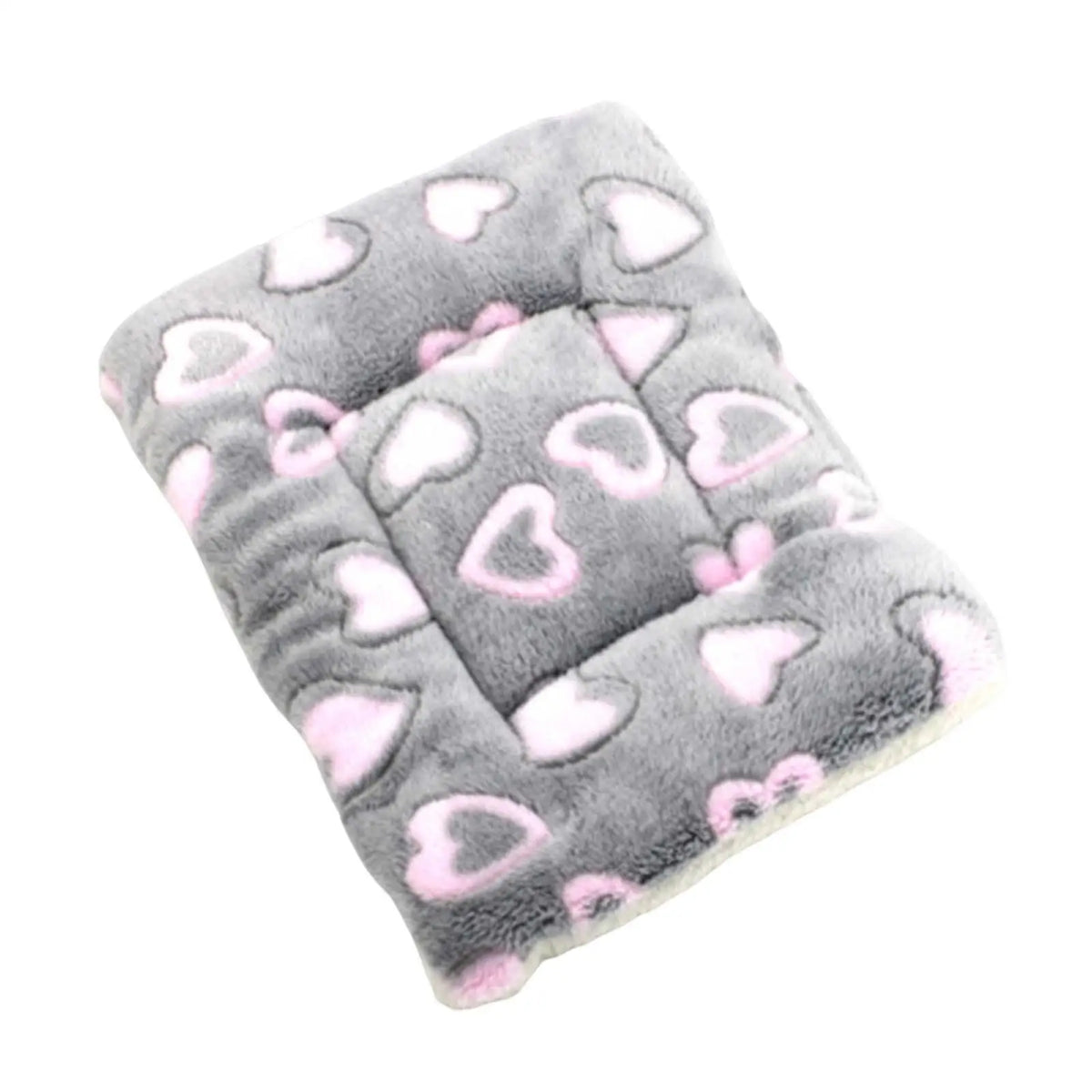 Dog Bed Mat Washable Kitten Cushion Fleece Pet Sleeping Mats Cat Zpaxo gray S