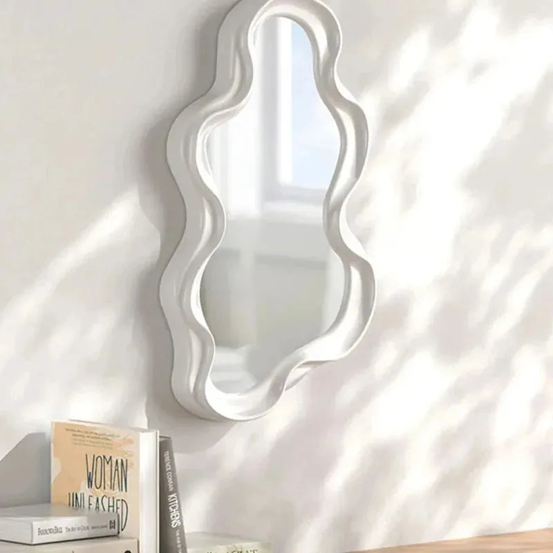 Irregular-shaped Tabletop Vanity Mirror Cloud-shaped Makeup Zpaxo