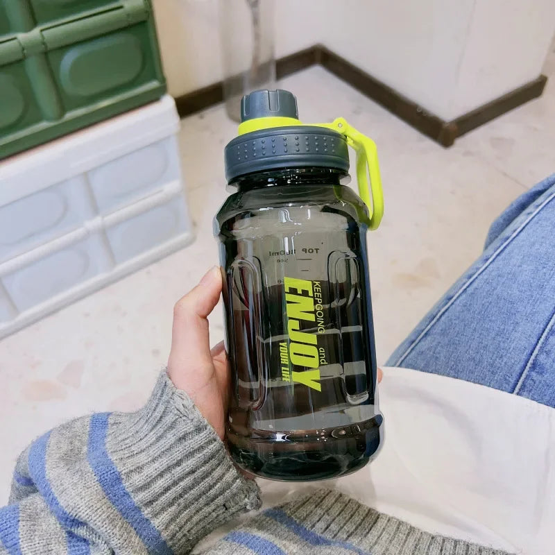 Sports Water Bottle Filter Large Capacity Leakproof Cold Drinks Ideal Zpaxo black-800nl 600ml-1000ml