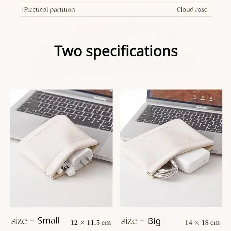 Small Makeup Bag Data Mini Portable Cable Digital Storage Zpaxo