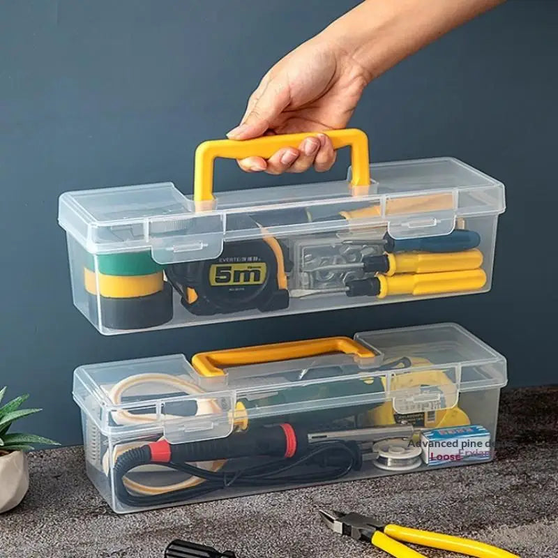 Handheld Tool Parts Storage Box Multi-compartment Organizer Sorting Zpaxo