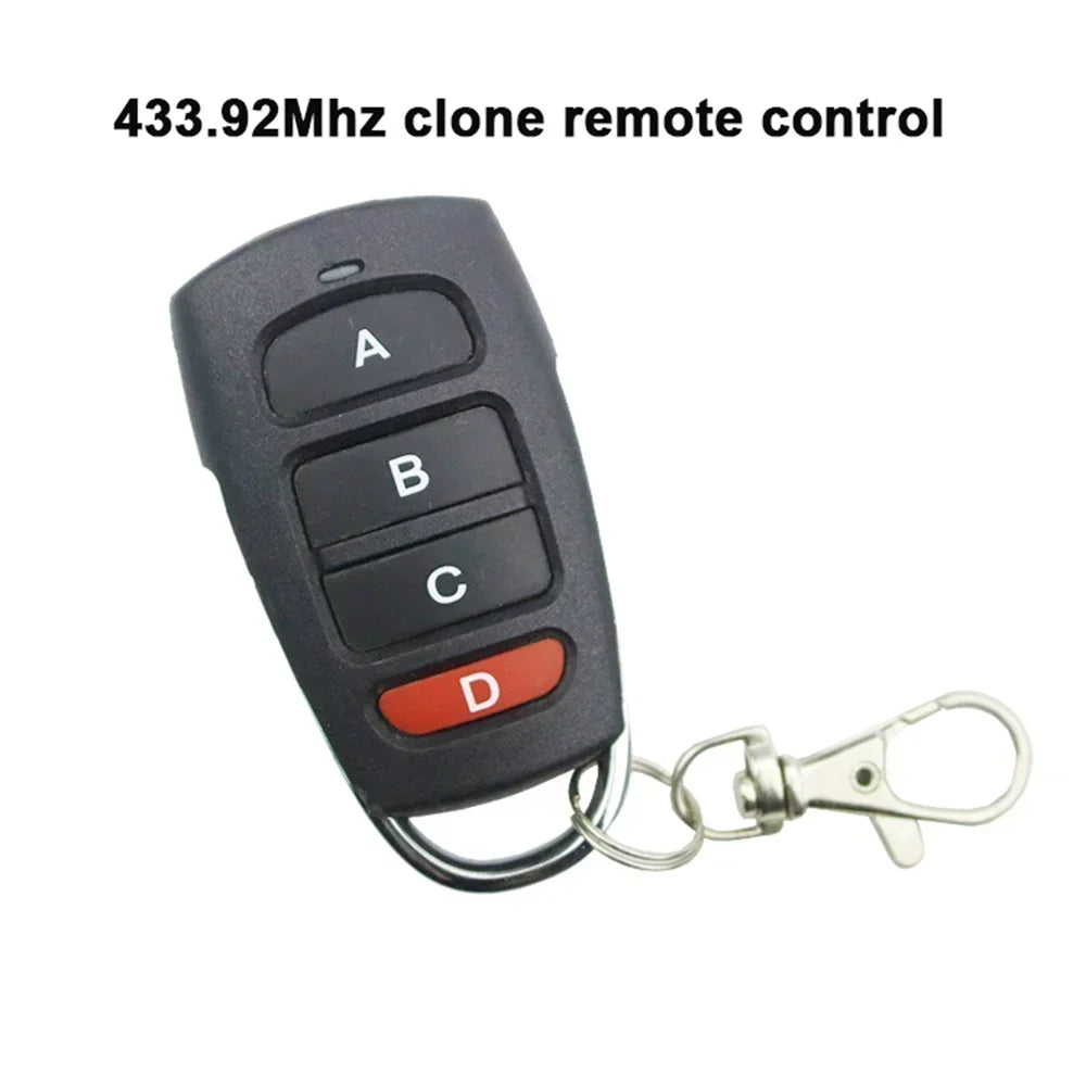 1-50PCS 433 Mhz Universal Garage Door Control Remote Control Fixed Learning Code Clone Self-copying Automation For Gates Zpaxo