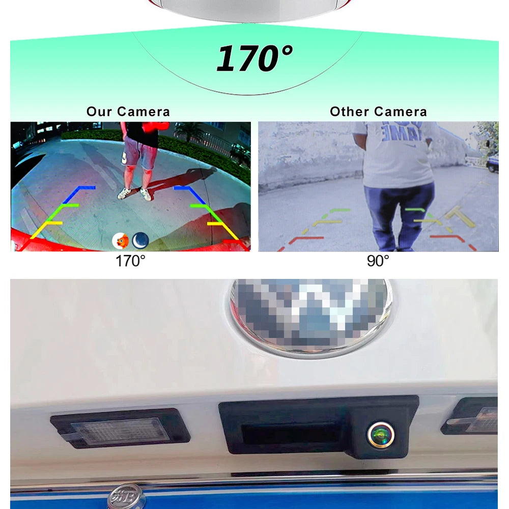 AHD1080P CVBS Car Rear View Reverse Camera Trunk Handle Bracket Audi Zpaxo