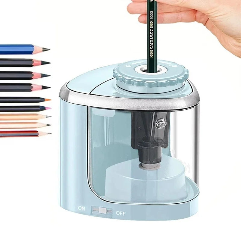 Automatic Electric Pencil Sharpener 6- Home Office School Student Zpaxo