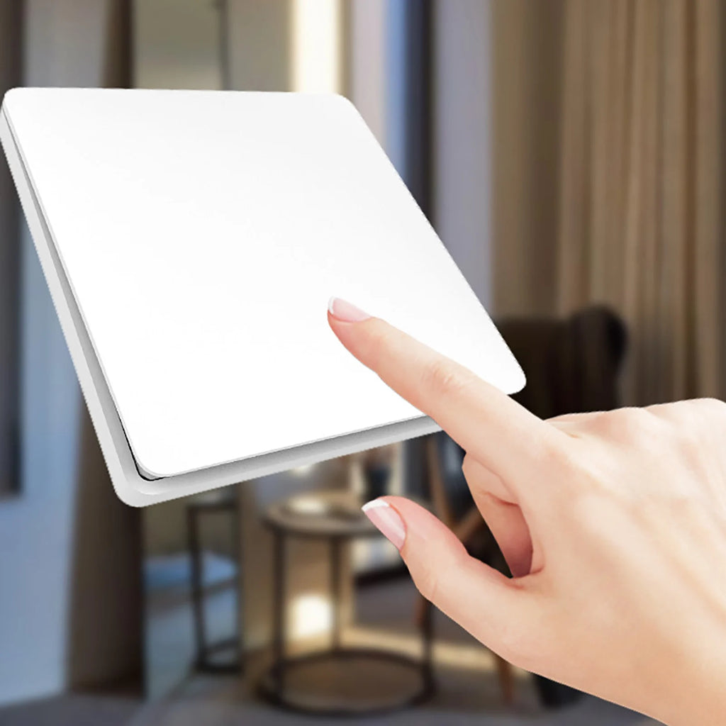 RF 433 92MHz Frameless Large Panel Self Powered Wireless Switch Zpaxo