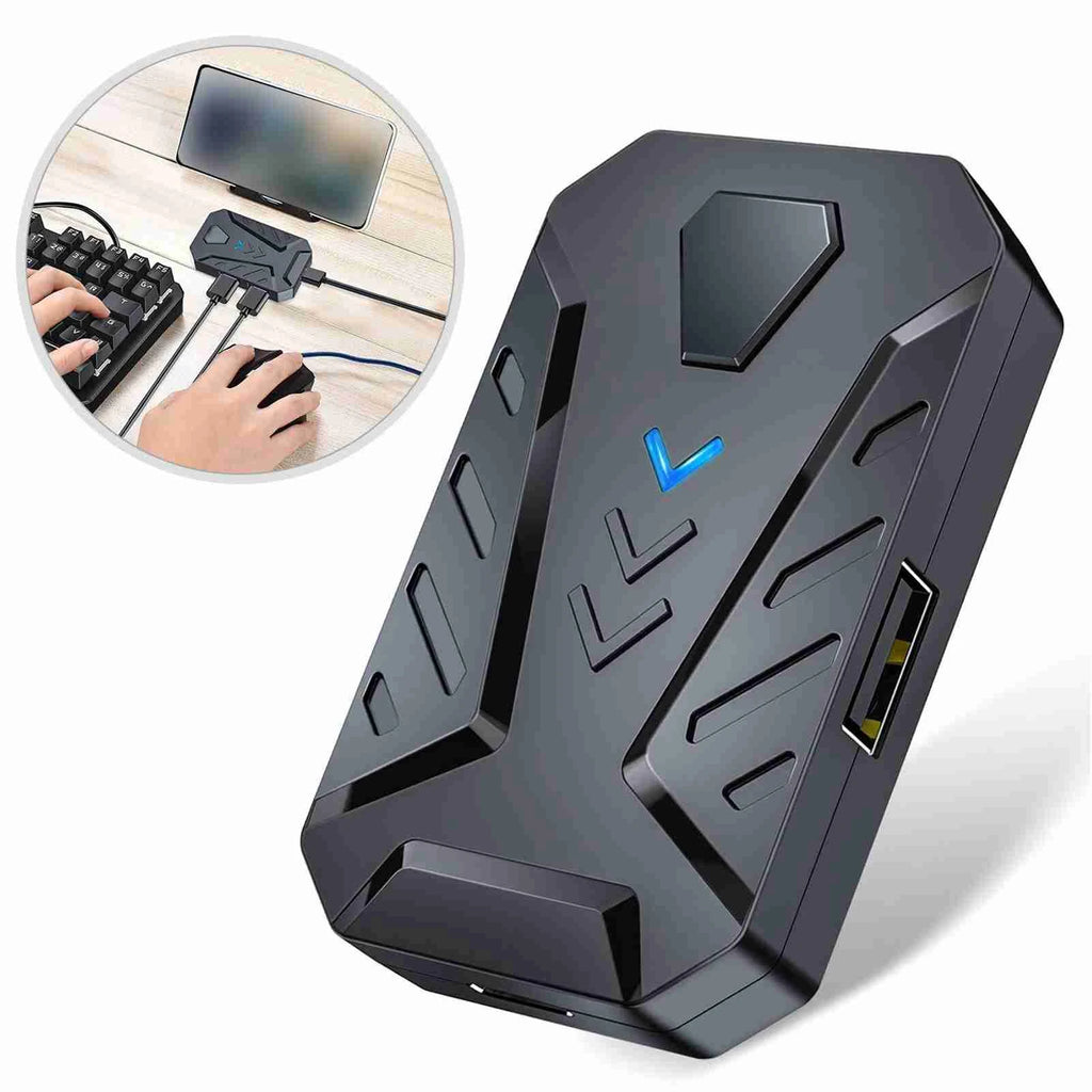 Gaming Keyboard Mouse Converter Adapter Mobile Game Accessory Android Zpaxo