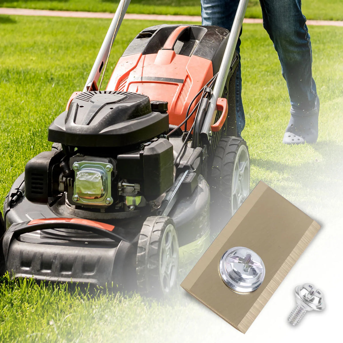 Lawn Mower Cutting Blade Stainless Steel Cutter Single Hole Dreame Zpaxo
