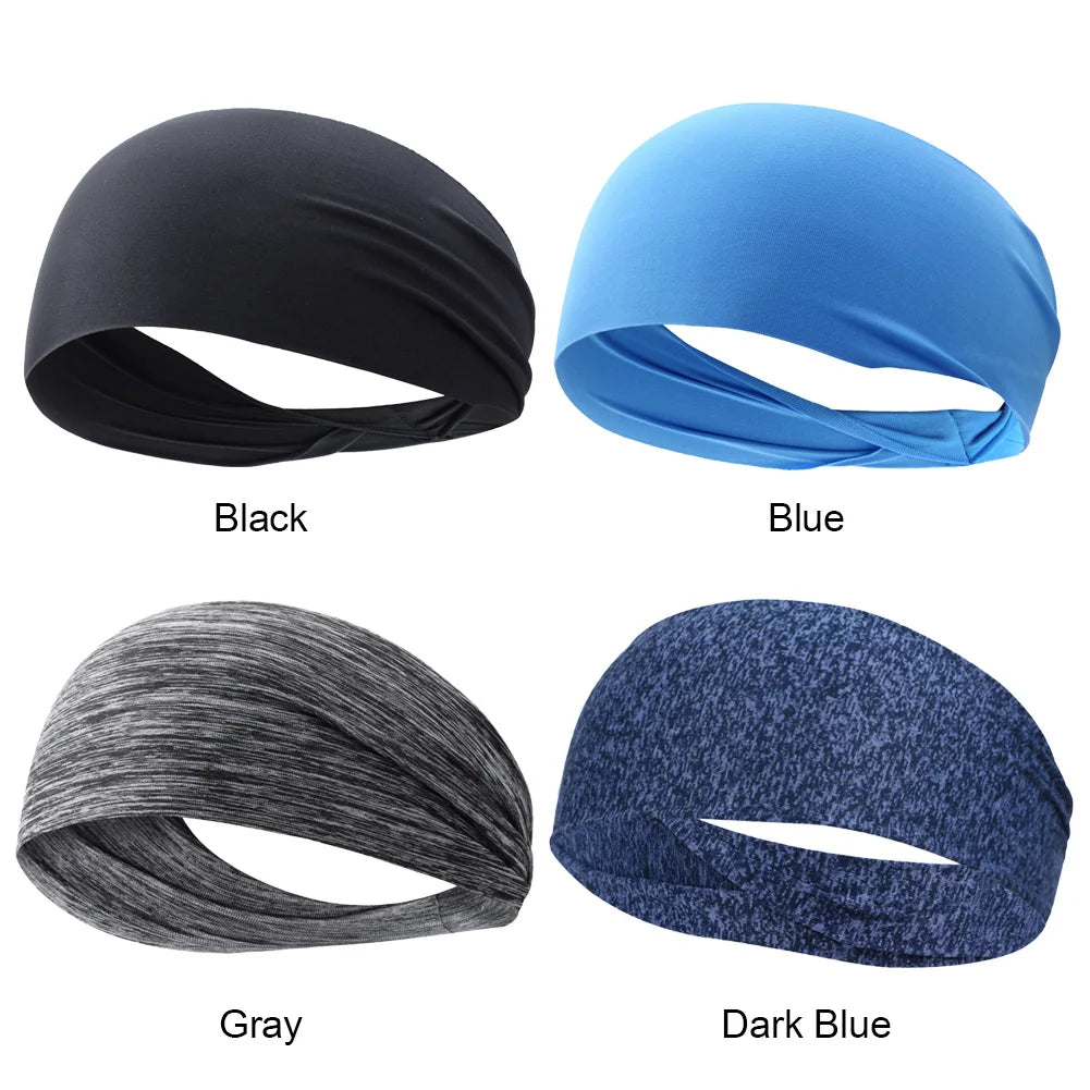 Sweat Absorption Headdress Quick Dry Running Head Band Anti-slip Zpaxo