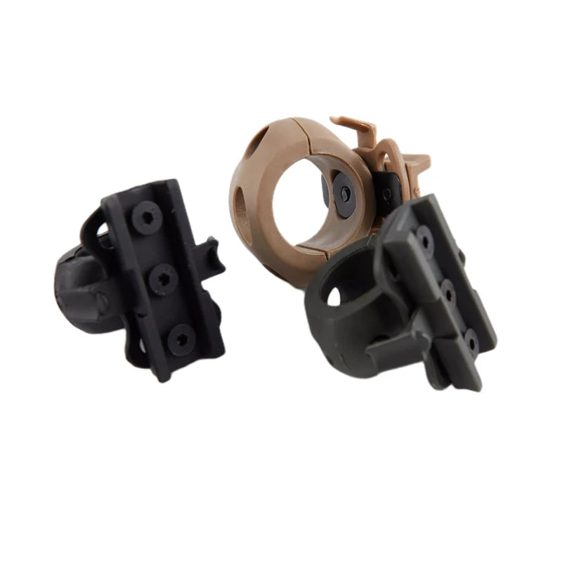 Helmet Special Lighting Flashlight Tactical Clamp Outdoor Sport Zpaxo