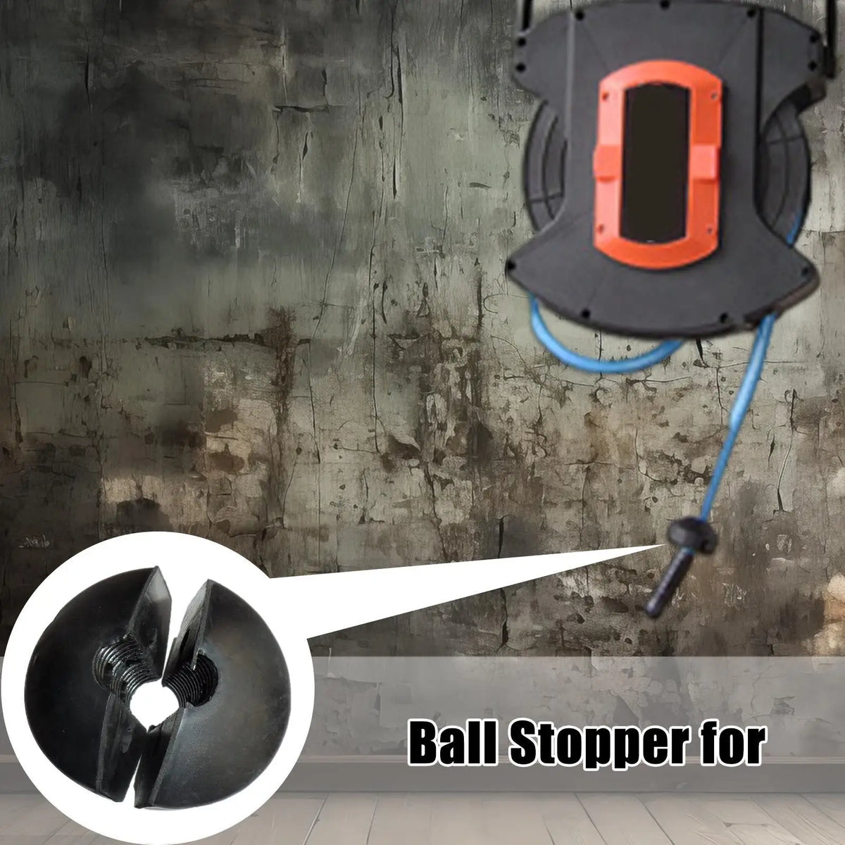 Ball Stop Spring Driven Hose Air Reel Stopper Compressor Zpaxo