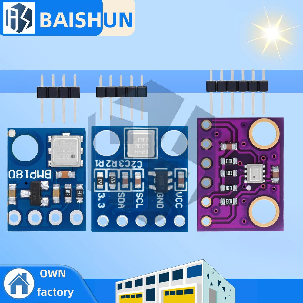 GY-68 BMP180 and BMP280 Digital Barometric Pressure Sensor Module – Compatible with for Arduino Zpaxo