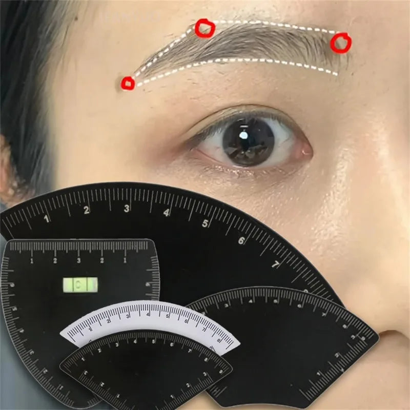 6 Shapes Drawing Eyebrow Desgin Ruler Microblading Mapping Tool 1 Zpaxo