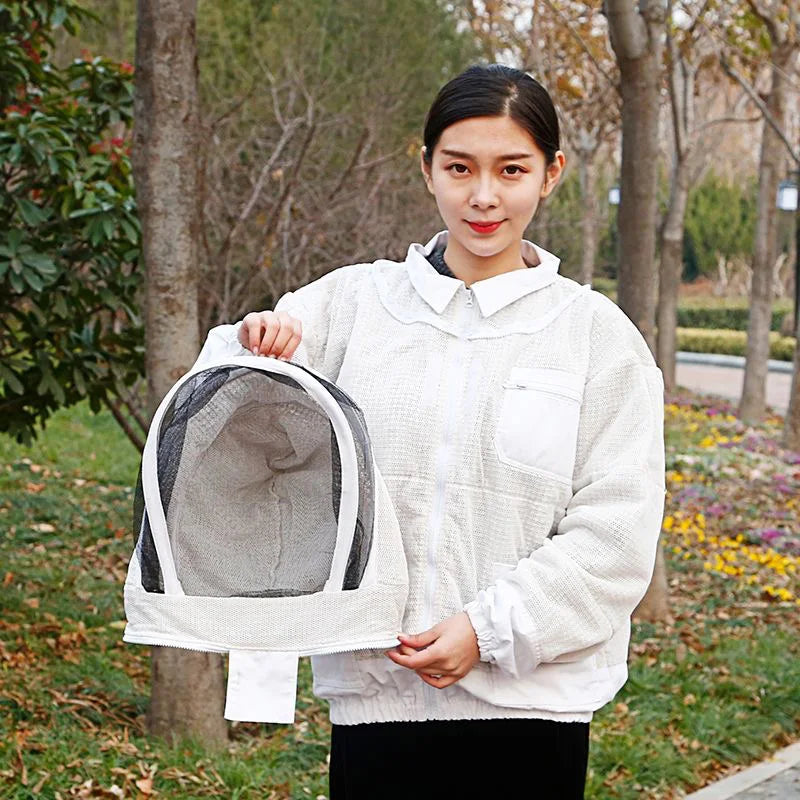 Beekeeping Jacket Ventilated Clothing Beekeeper Protection Anti Bee Zpaxo
