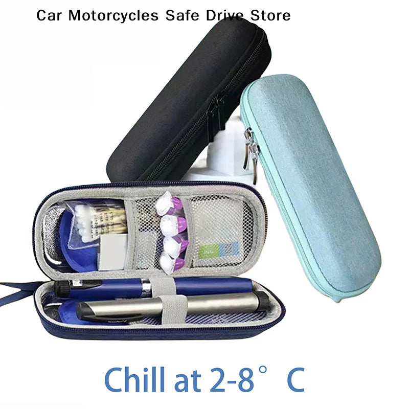 Waterproof Empty Insulin Cooling Bag EVA Thermal Insulated Cooler Gel Zpaxo