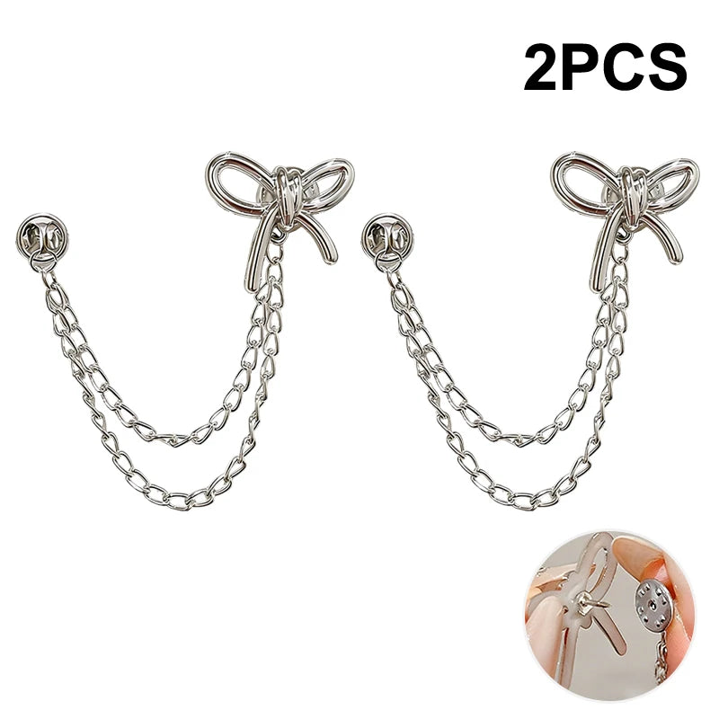 Women's Adjustable Clothes Clips Butterfly Decorations Instant Sleeve Zpaxo A1