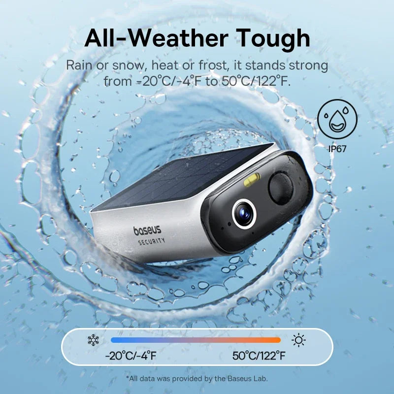 Baseus Security S1 Lite Solar Camera Wireless Outdoor Continuous Zpaxo
