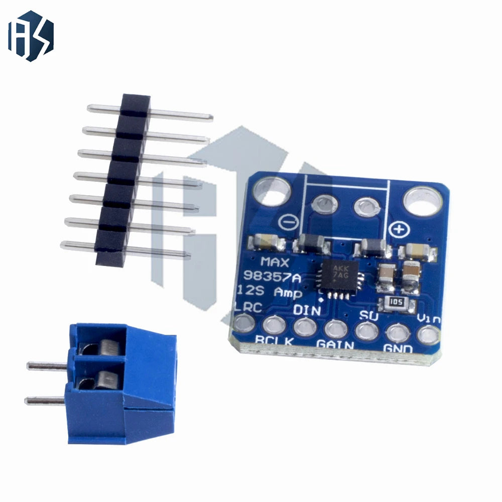 MAX98357 I2S Class D Audio Amplifier Breakout Module 3W Filterless Zpaxo