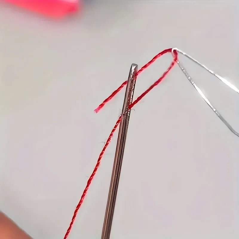 Colorful Plastic Needle Threader Cylindrical Threading Tool Sewing Zpaxo