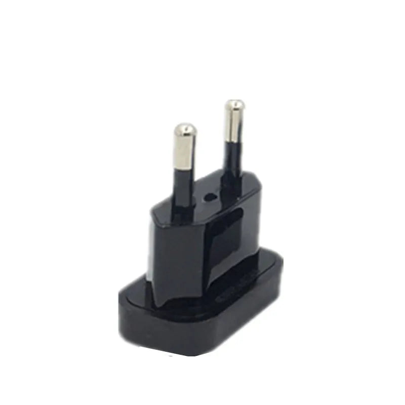 Europe Power Plug Adapter US EU Euro Converter Travel CN Electrical Zpaxo black-2 4.0mm