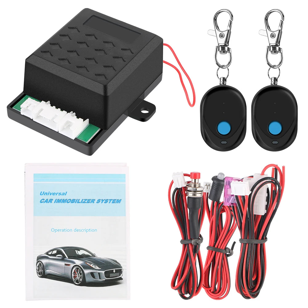 Keyless Access System Auto Unlock Immobilizer Device 12V Zpaxo black