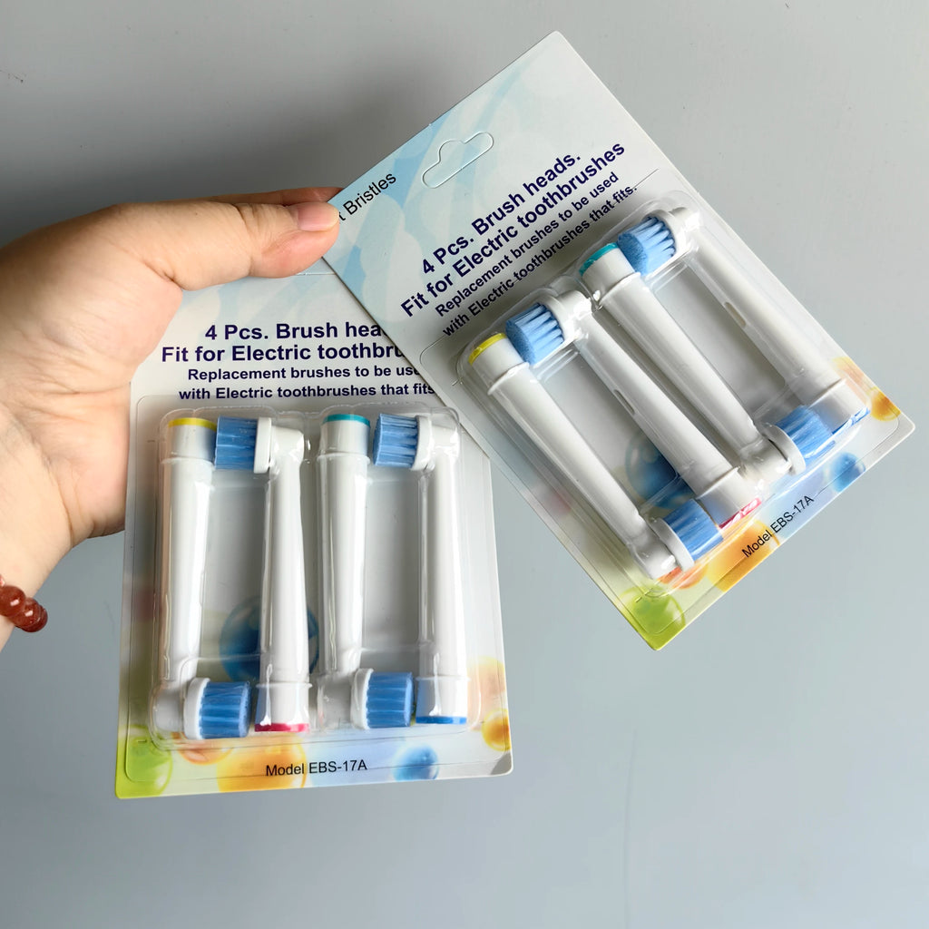 Wholesale 4 8 Lot Electric Toothbrush Head Oral B 6000 Sensitive Zpaxo EBS-17A 8pcs