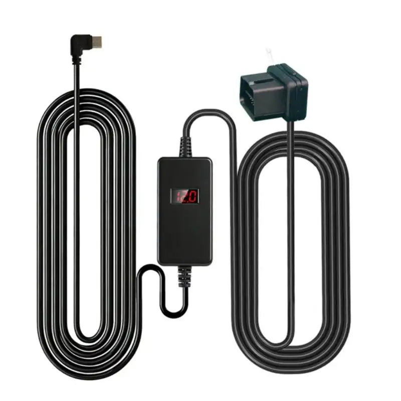 652F OBD Power Supply Cable 12V24V 5V Converters 3 26M Length Plastic Zpaxo elbow CN