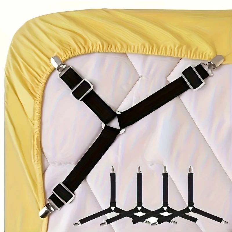 Non-slip Fitted Sheet Clips Multi-surface Stabilizing Solution Zpaxo