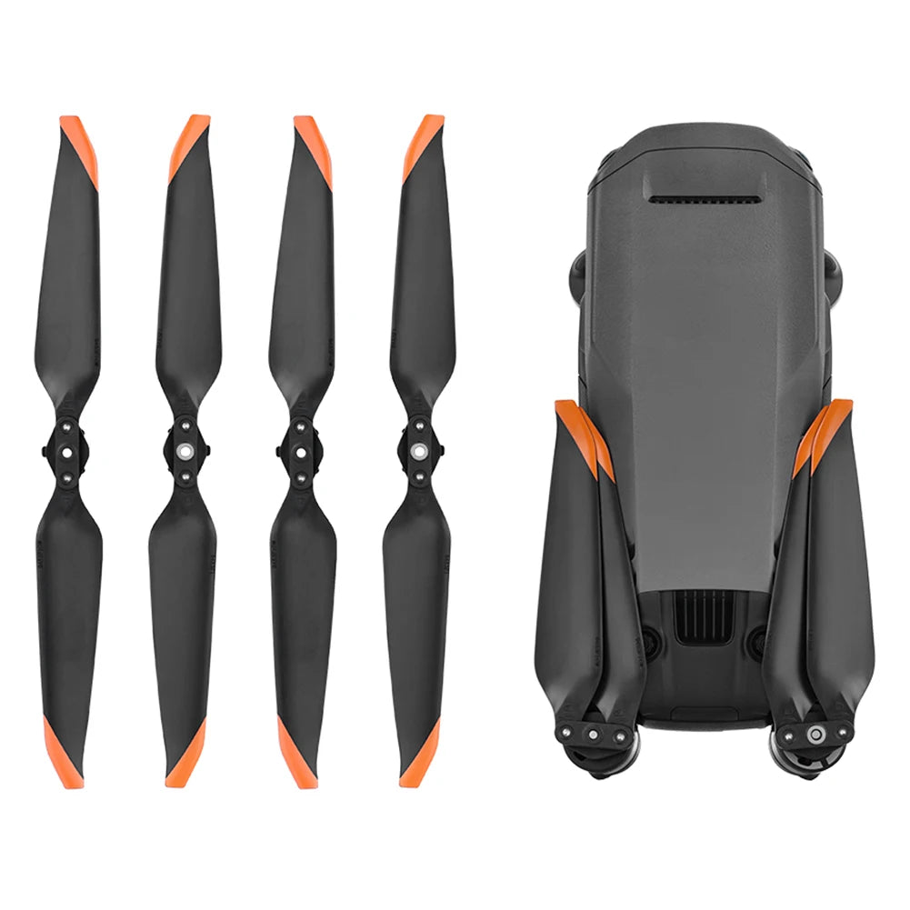 2 Pairs 9453T Propeller Quick Release Foldable Props Blade Light Zpaxo