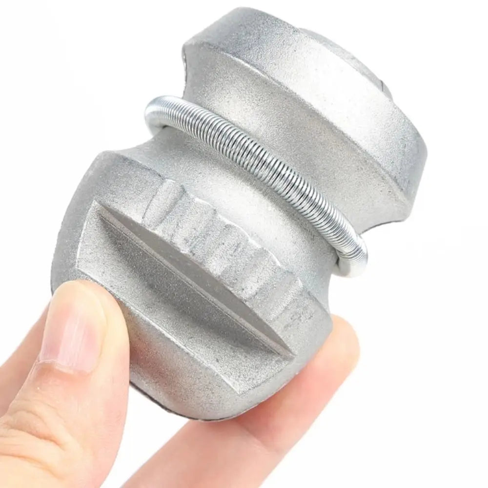 Zinc Alloy Anti-Theft Lock Dust Resistant Corrosion Resistant Ball Lock Silver Color Universal Fit Coupling Tow Outdoor Use Zpaxo