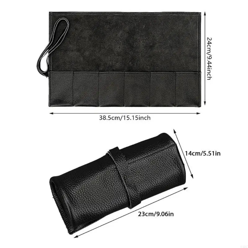 Leather Watch Roll Watches Case Storage Mechanical Timepieces Zpaxo
