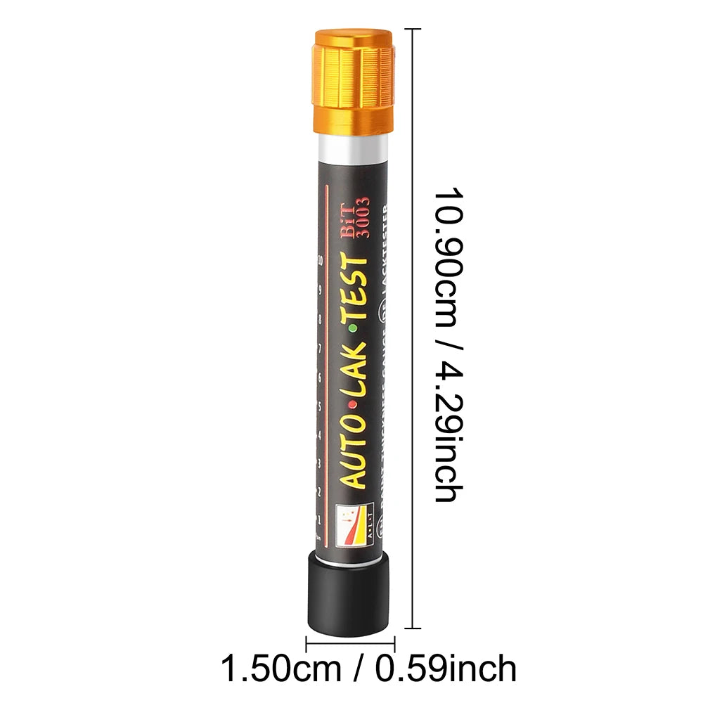 Waterproof Paint Thickness Tester Portable Coating Meter Car Testing Zpaxo black