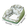 Pool Rafts Adults Inflatable Lounger Ergonomic Headrest Floating Zpaxo A