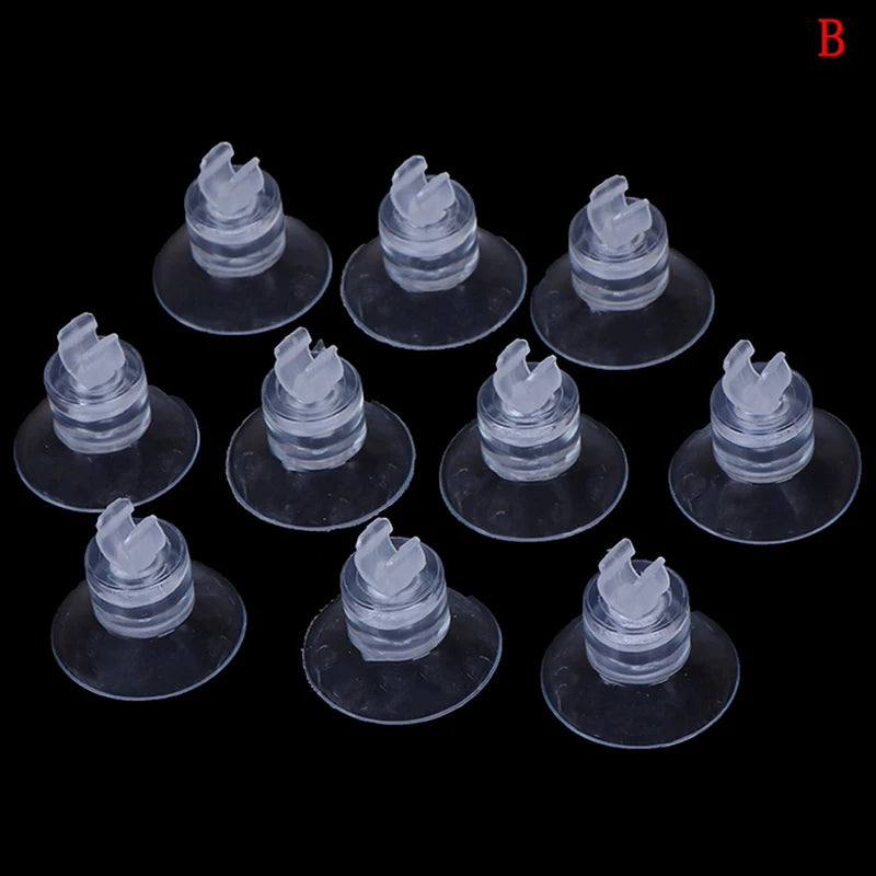 For air line tube hose pump 10* Aquarium fish tank suction cup sucker holders Zpaxo Style2