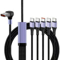 652F USB 5 Port Type-c Pin Charging Data Cable Splitter Cord Zpaxo A2EB4NB109576-150-5T CN
