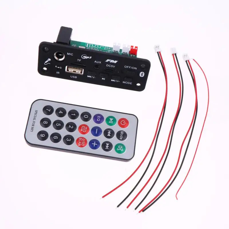 2 3W 6W Amplifier 5V MP3 Decoder Board Bluetooth 5 0 Stereo Audio DIY Zpaxo