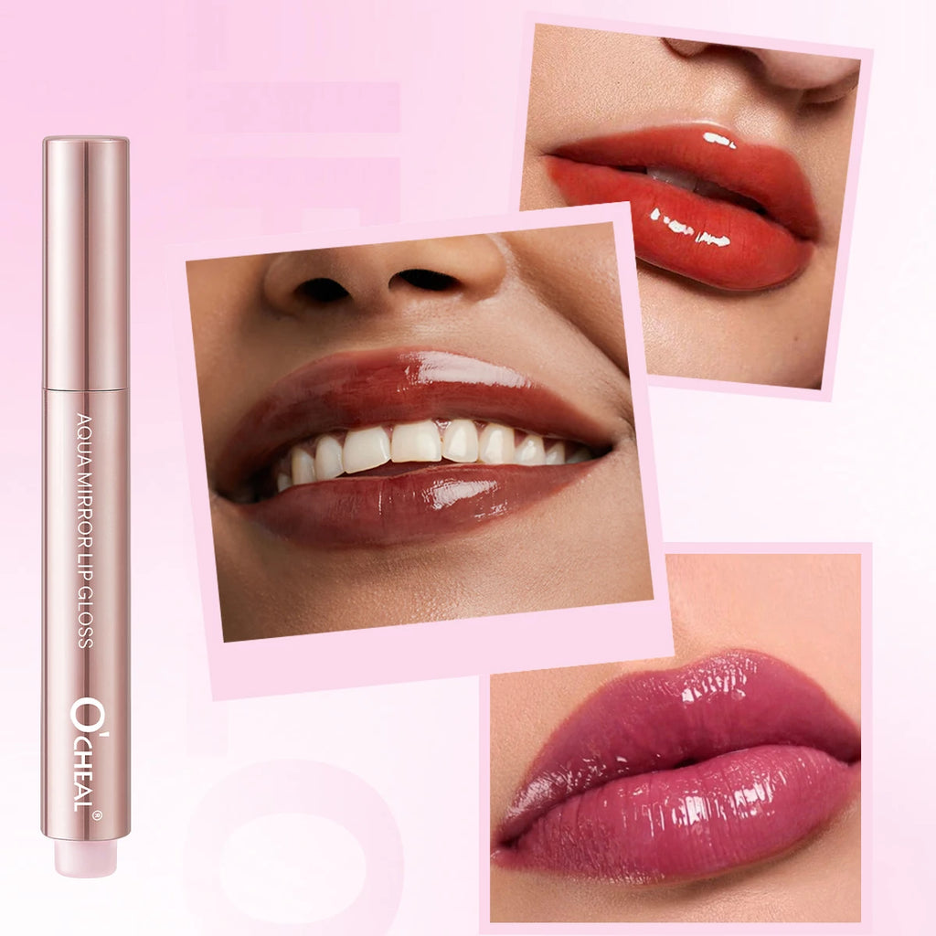 Mirror Lip Gloss Waterproof Moisturizing Lightweight Non Greasy Zpaxo
