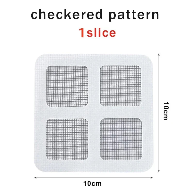 Window Screen Tape Anti-mosquito Screen Repair Subsidy Door Curtain Mosquito Net Hole Patch Repair Self-adhesive Screen Tape Zpaxo 1PCS-Slice
