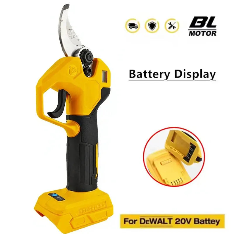 Fit Dewalt 20V 18V Battery Electric Scissor Cordless Pruner Shears - Without Battery Zpaxo