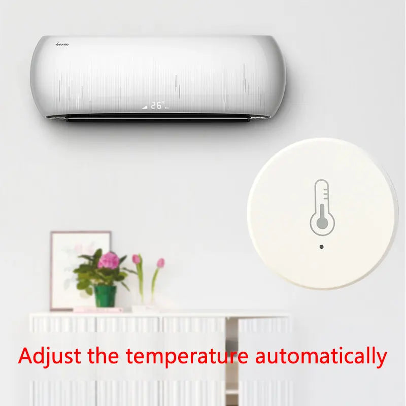Tuya ZigBee 3.0 Temperature Humidity Sensor Indoor Hygrometer Thermometer Smart Home Work with Smart Life Alexa Google Assistant Zpaxo