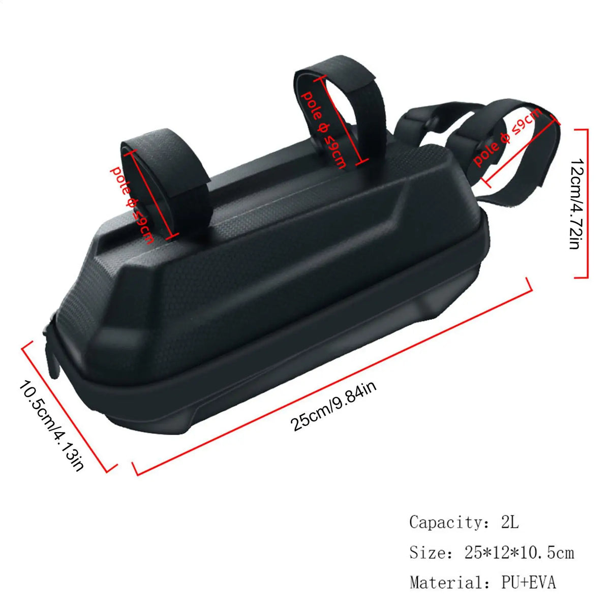Electric Scooter Front Storage Bag Waterproof Hard Shell Xiaomi Zpaxo