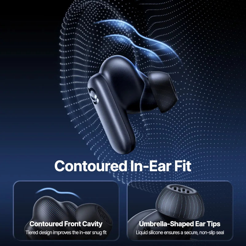 Baseus Inspire XP1 50dB Adaptive ANC Wireless Earbuds Bluetooth 6 1 Zpaxo