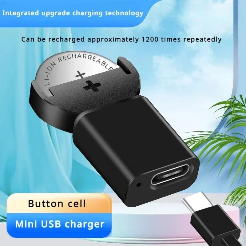 Type C Plug Lithium Coin Battery Adapter For LIR2032 LIR1632 LIR2025 ML2032 ML2025 CR2032 Coin Button Cell Battery Fast Charger Zpaxo