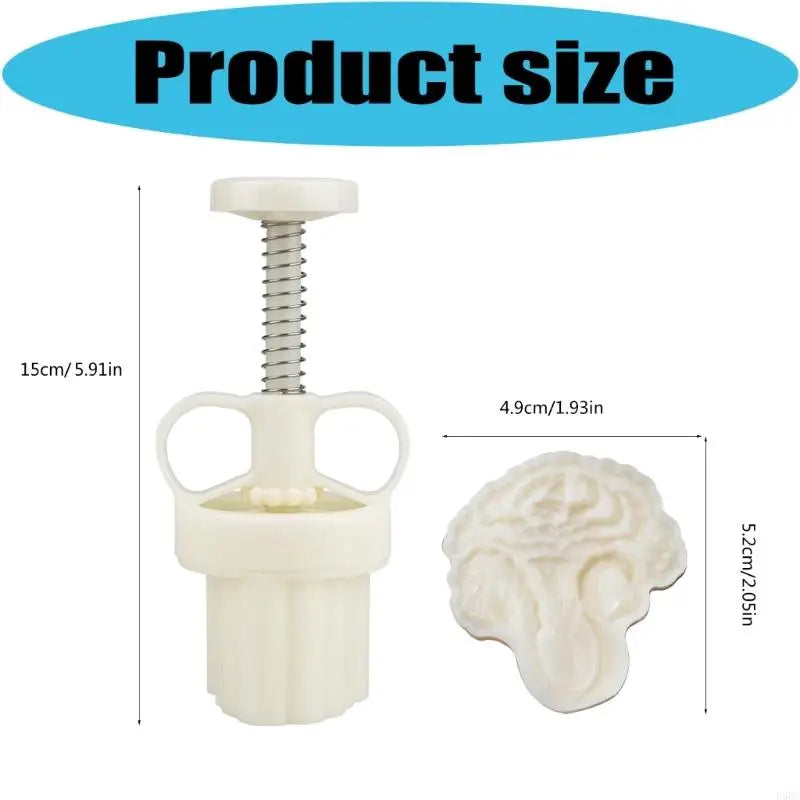 Mooncakes Molds Jades Cabbage Bean Pastes Cake Mould With 1 Stamps ABS Plastic Pastries Maker for Baking Enthusiasts Zpaxo
