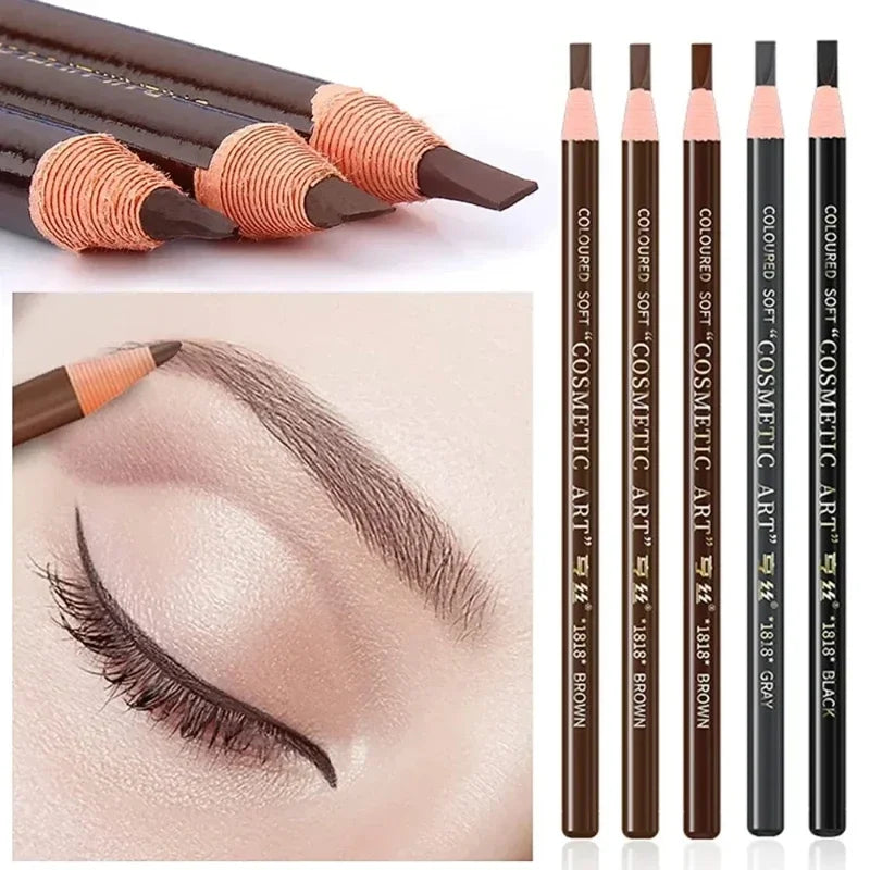 Eyebrow Pencil Microblading Supplies Waterproof Tattoo Tint Enhancers Zpaxo