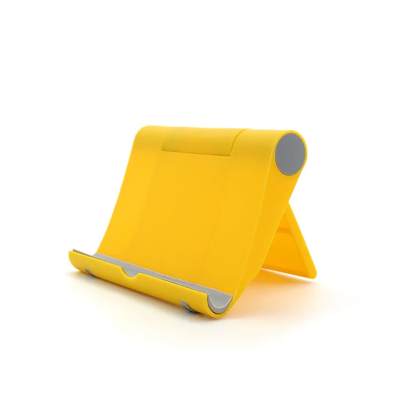 Universal Portable Desktop Holder Foldable Moblie Phone Stand Zpaxo Yellow