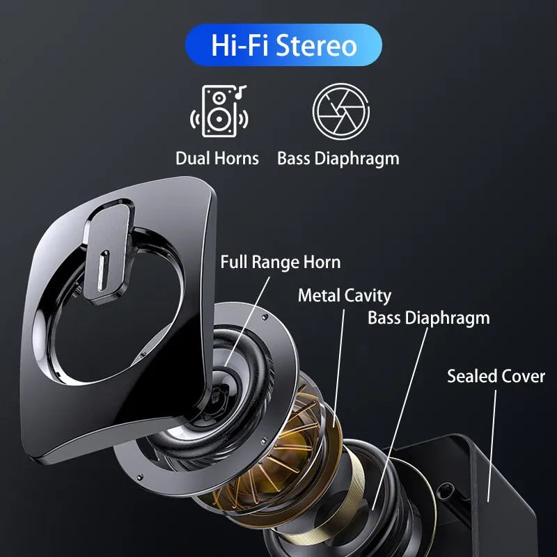 Computer Speakers Sound Box HIFI Stereo Microphone USB Wired Mini LED Zpaxo