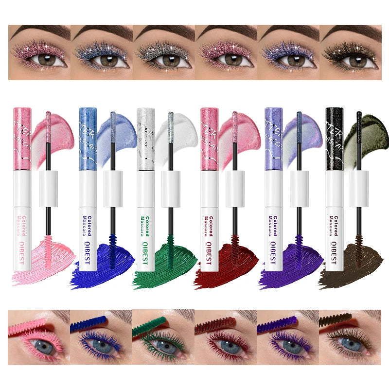 1 Shiny Mascara Light Texture Smooth Application Lasting Luster Zpaxo