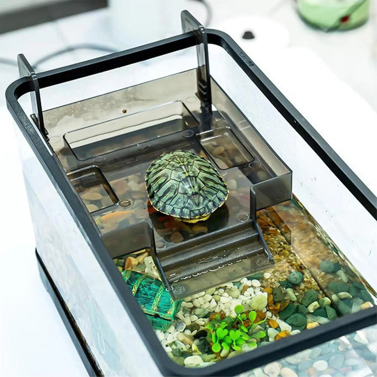 Turtle Basking Dock Aquarium Floating Resting Island Aquatic Turtles Zpaxo