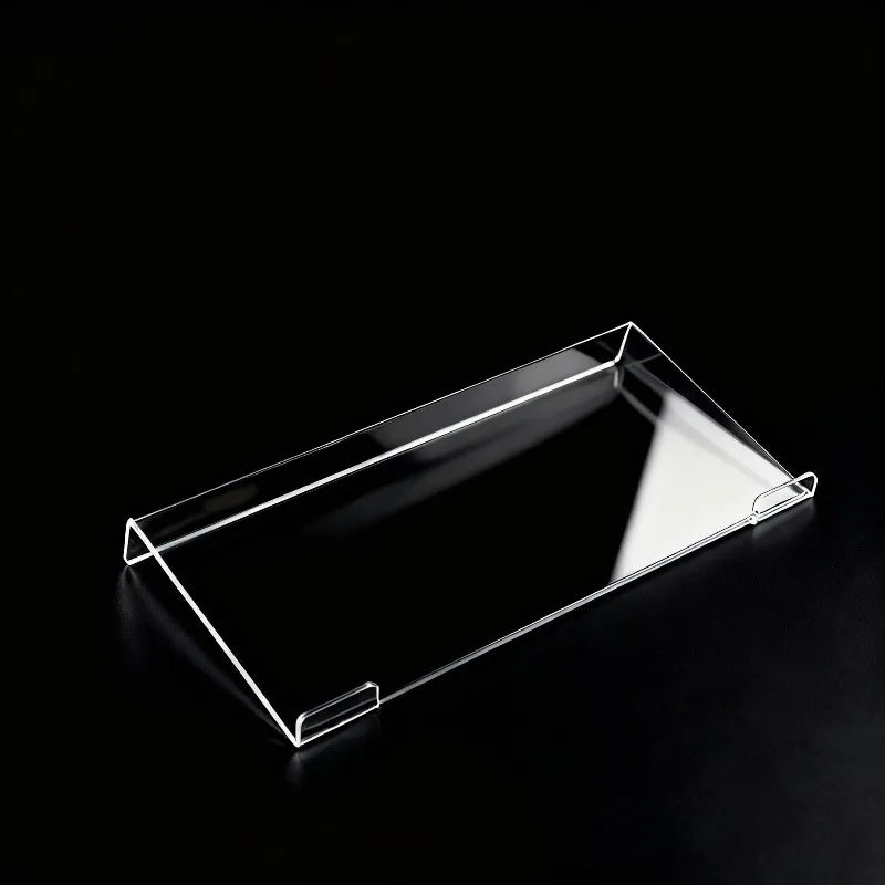 Acrylic Keyboard Stand Compact Desktop Lifter Mini Durable Clear Zpaxo