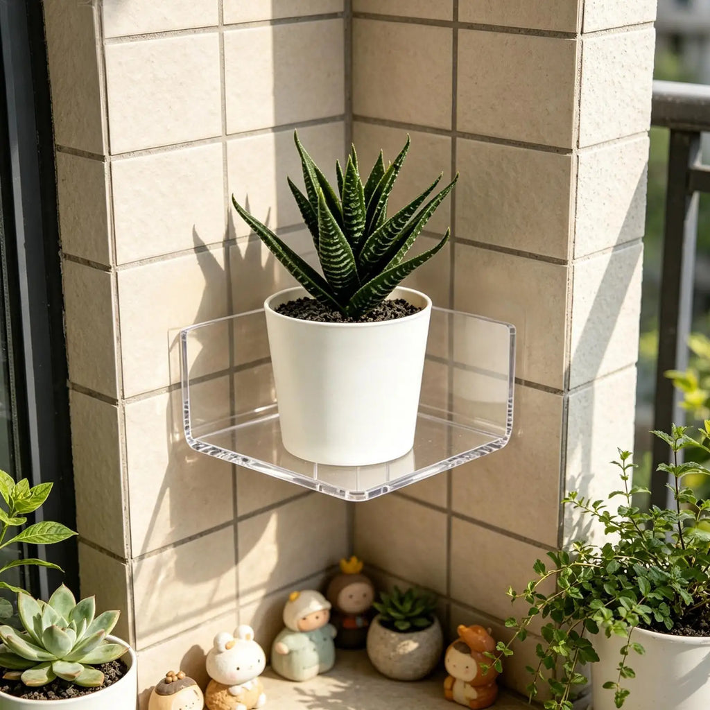 Corner Camera Mount 2 Acrylic Small Adhesive Wall Stand Security Zpaxo